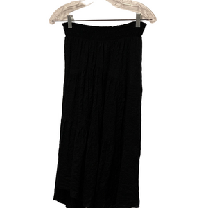 Frame Navy Panel Skirt Size XS